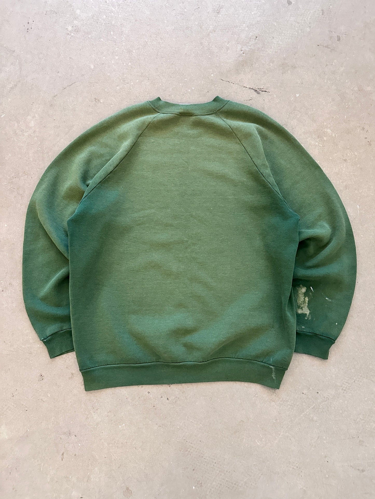 1990’s Head Gardener Faded Sweat - L | Green, Red