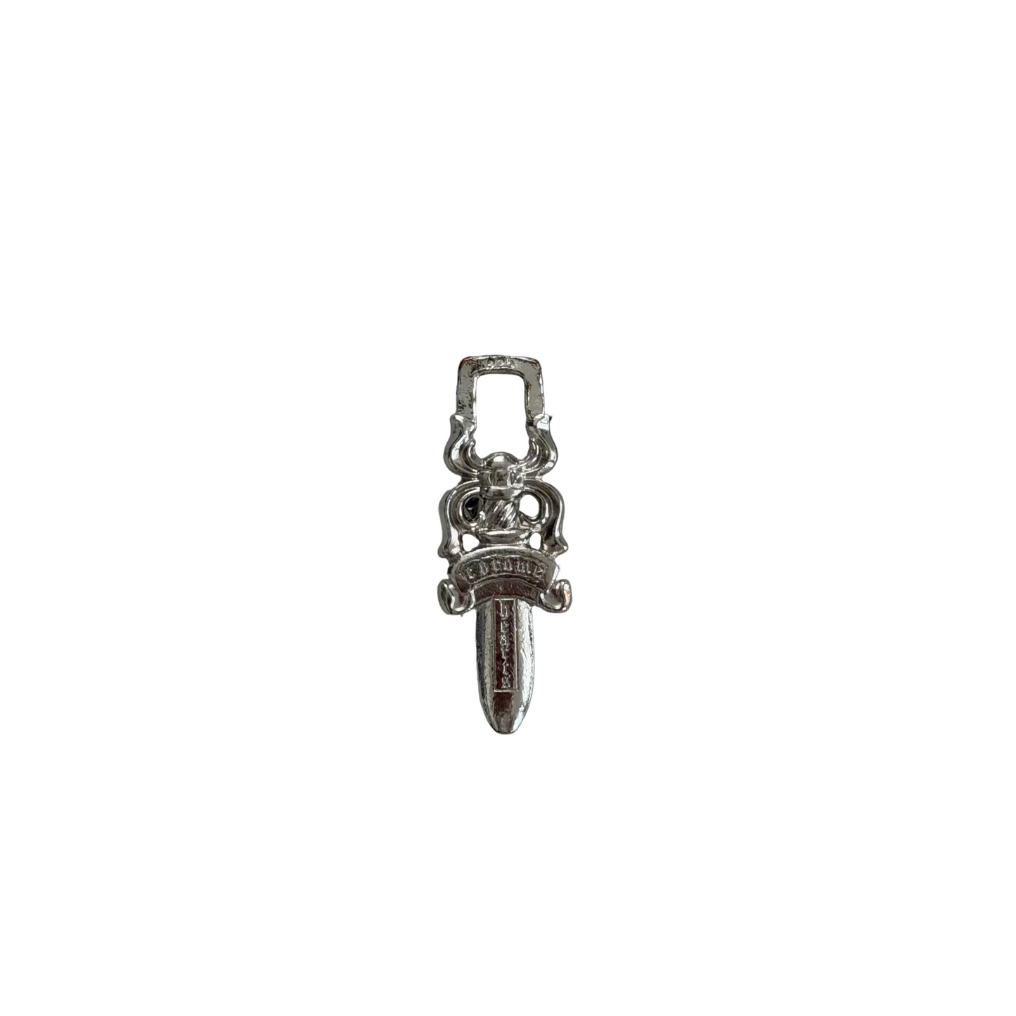 Chrome Hearts Rhodium Dagger Pendant | O/S, Silver