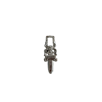 Chrome Hearts Rhodium Dagger Pendant | O/S, Silver