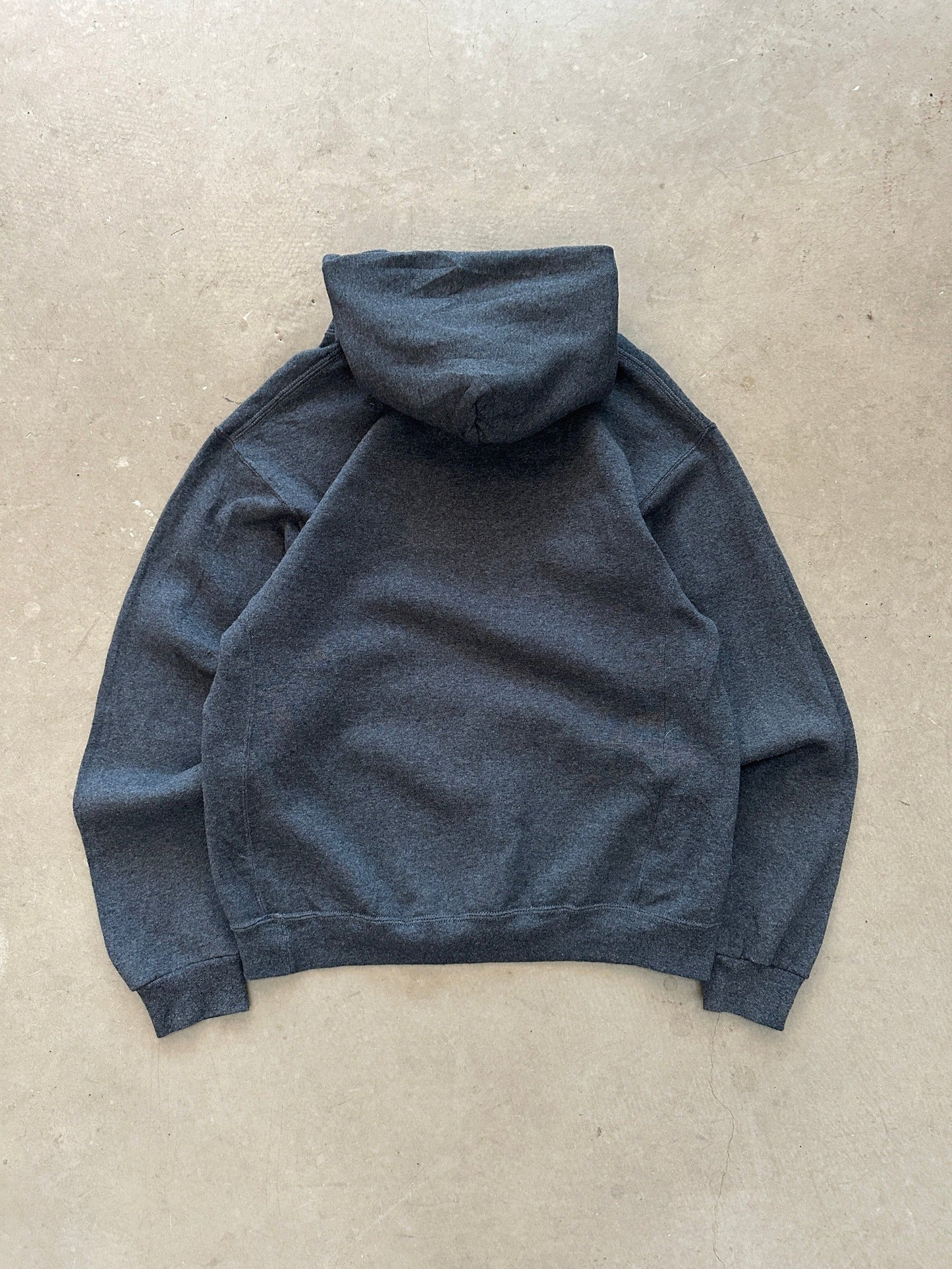 2000's Russell Athletic Blank Hoodie - M | Medium, Red