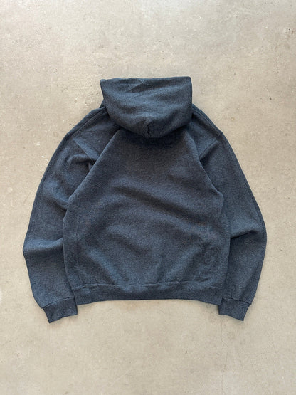 2000's Russell Athletic Blank Hoodie - M | Medium, Red