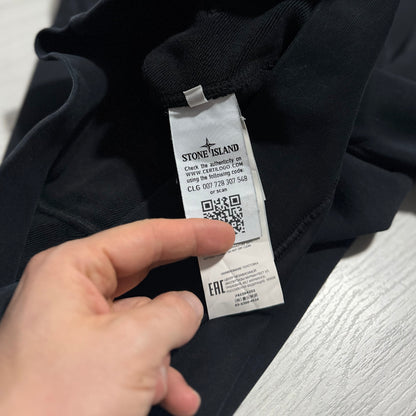 Stone Island Black Full Zip Hoodie