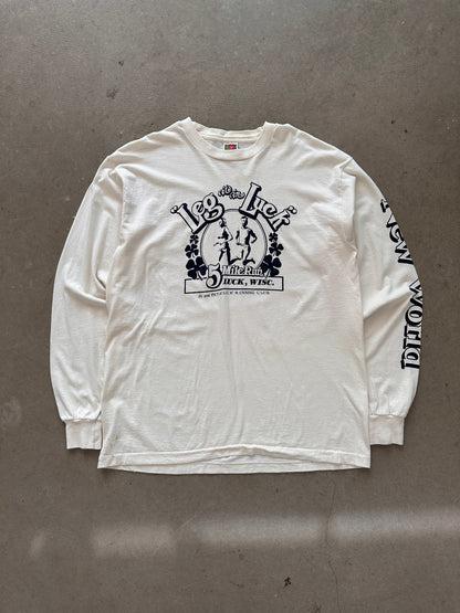 1990's In & Out of Luck Running Club Long Sleeve - XL | X-Large, Red