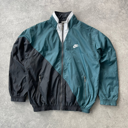 Nike 1990s lightweight swoosh shell jacket (S)