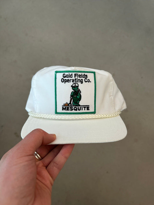 1990’s Gold Fields Operating Co. Cap | O/S, Gold