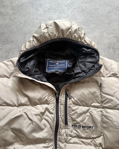 polo sport ralph lauren 1990s technical balaclava puffer jacket (l) | Large, Red