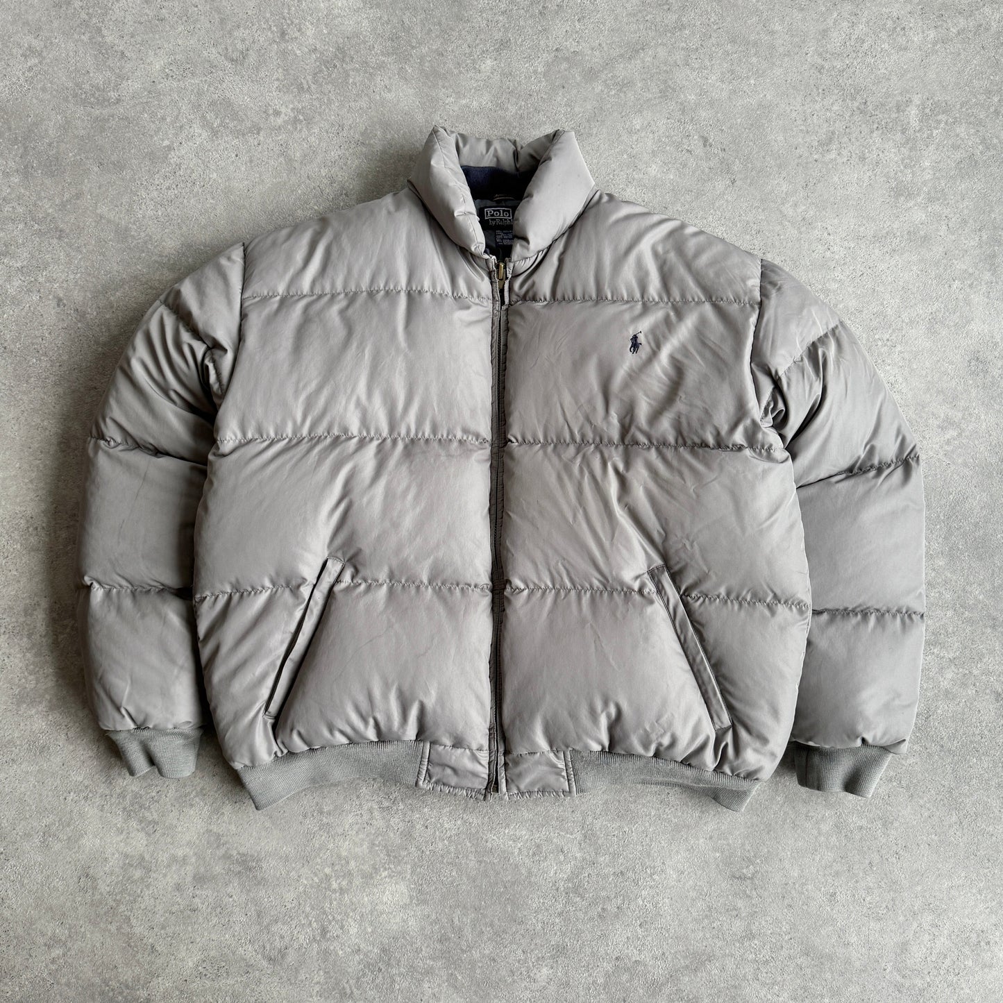 Ralph Lauren 1990s heavyweight down filled puffer bomber jacket (M)