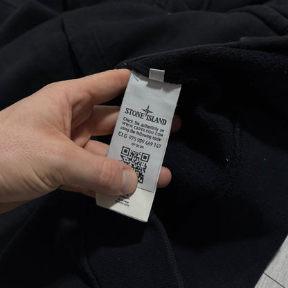Stone Island Black Full Zip Hoodie