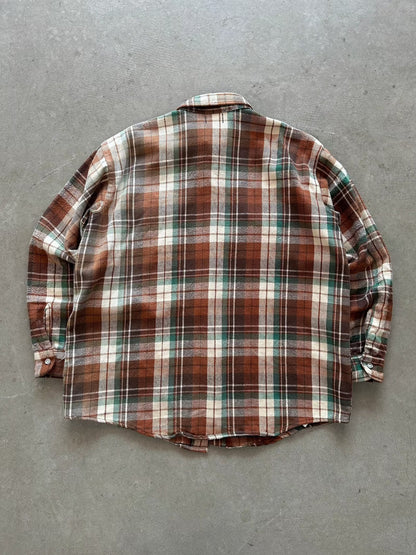 1980's Osh Kosh B'Gosh Flannel Shirt - XL | X-Large, Red