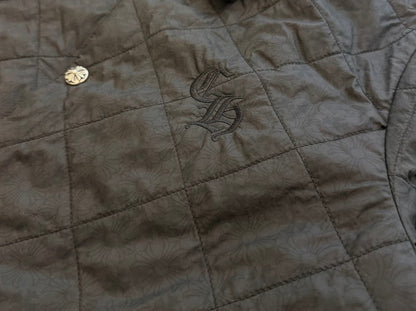Chrome Hearts CH Embroidered Quilted Nylon Jacket | Medium, Red