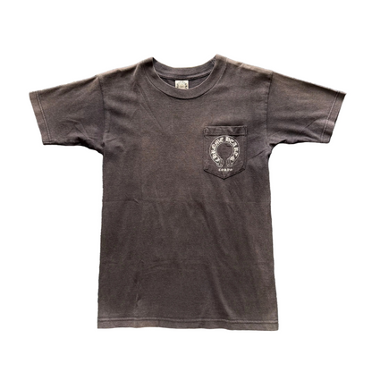 Chrome Hearts Vintage Sunfade Cross Logo Tokyo Exclusive Tee | Small, Sunfaded Black