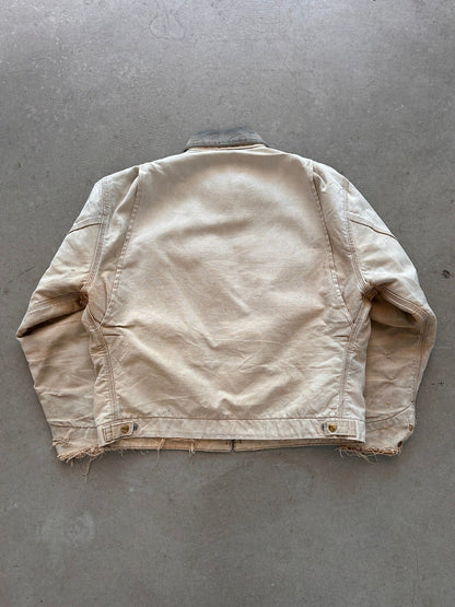 1990’s Carhartt Detroit Jacket - L | Beige, Red