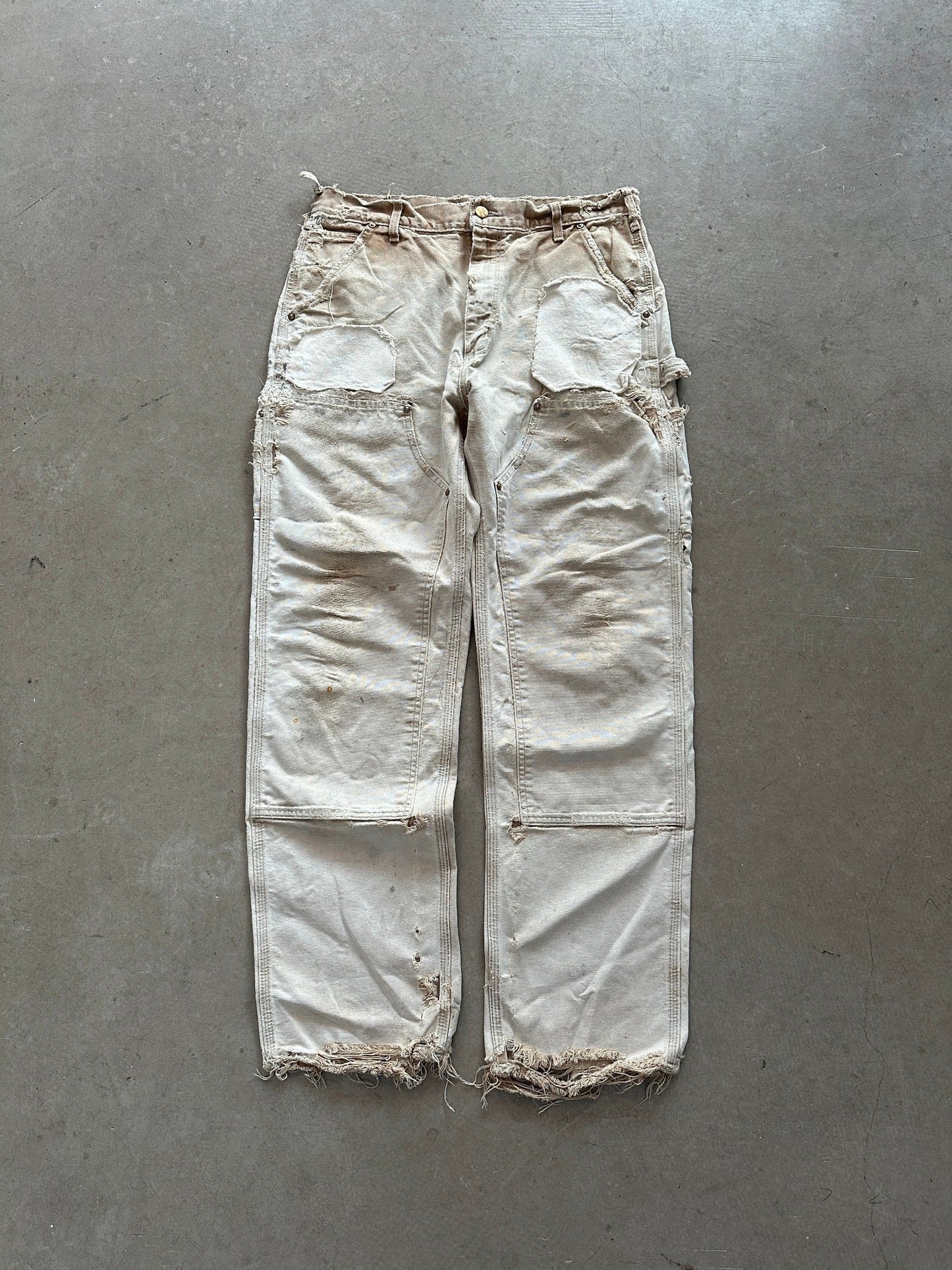 Carhartt Double Knee Pants - 34 x 32 | W34, Red