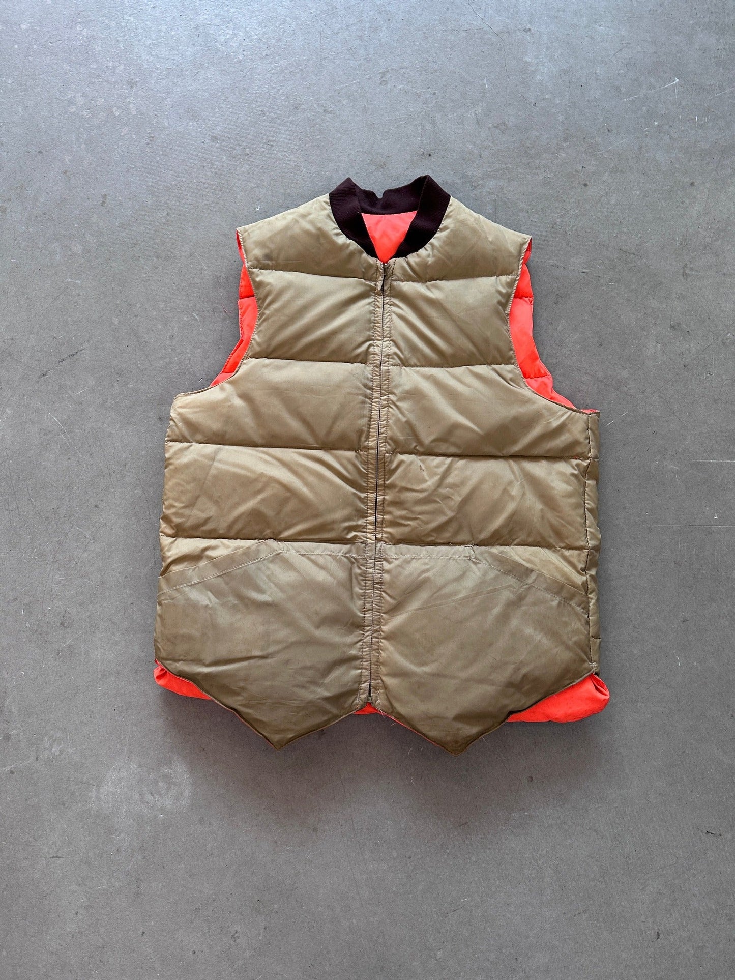 1980's K-Mart Reversible Down Vest - M | Medium, Red