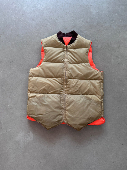 1980's K-Mart Reversible Down Vest - M | Medium, Red