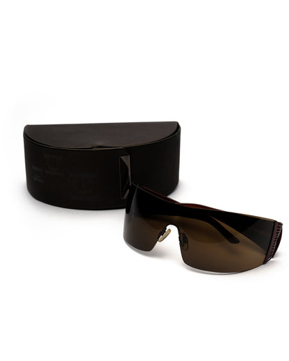 Carolina Herrera shield | O/S, Amber
