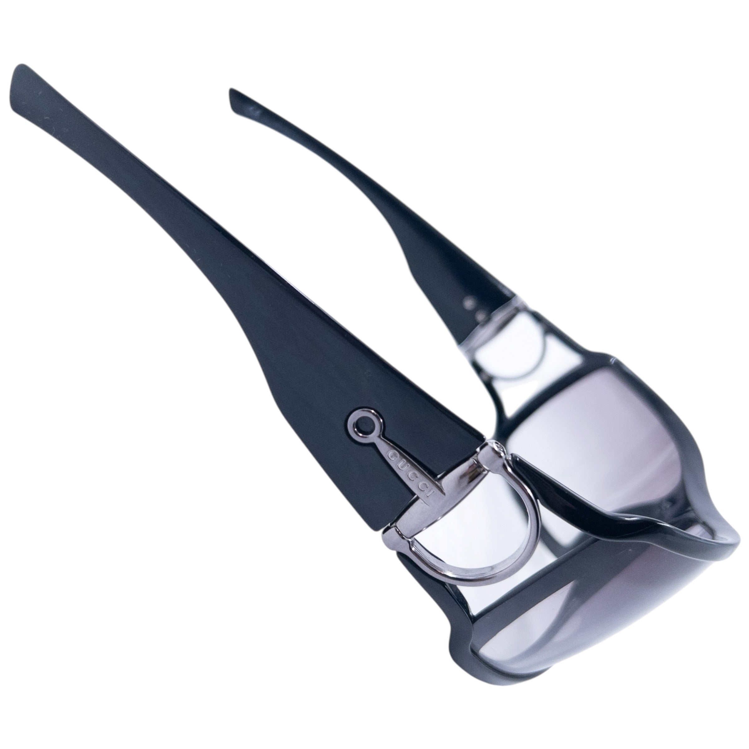 Vintage 2000s Gucci Horse Bit Sunglasses | O/S, Black | Known Source
