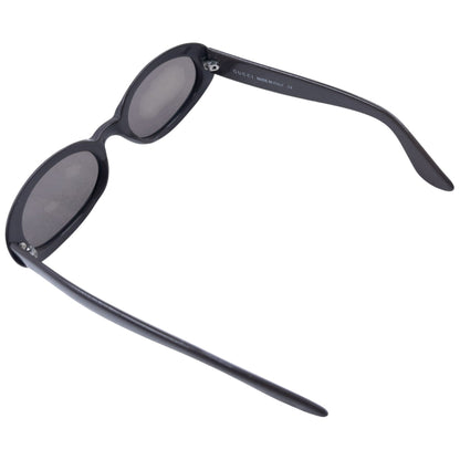 GUCCI sunglasses black thick plastic frame oval lenses model number on arms
