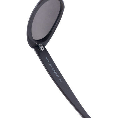 GUCCI sunglasses black thick plastic frame oval lenses model number on arms