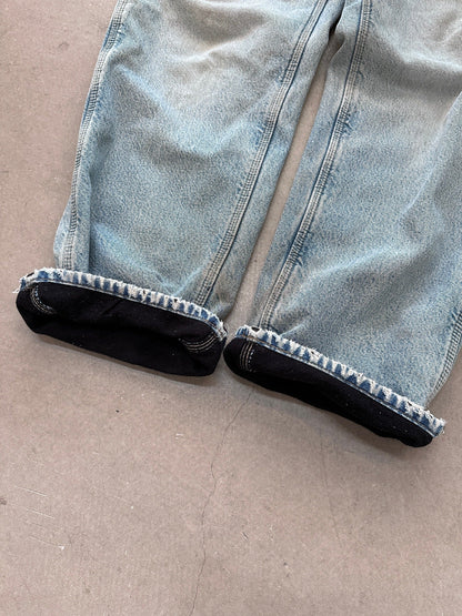1990's Carhartt Lined Carpenter Jeans - 34 x 30 | 34", Red