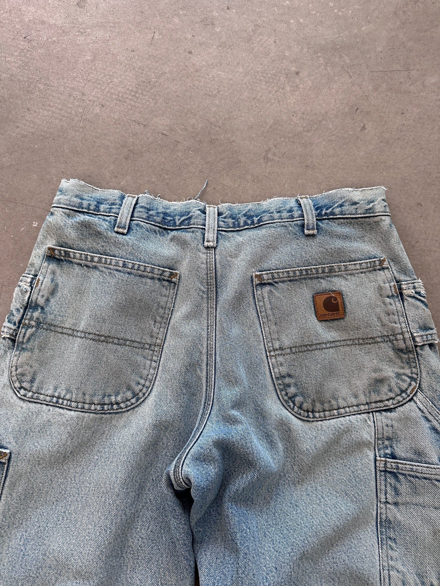 1990's Carhartt Lined Carpenter Jeans - 34 x 30 | 34", Red