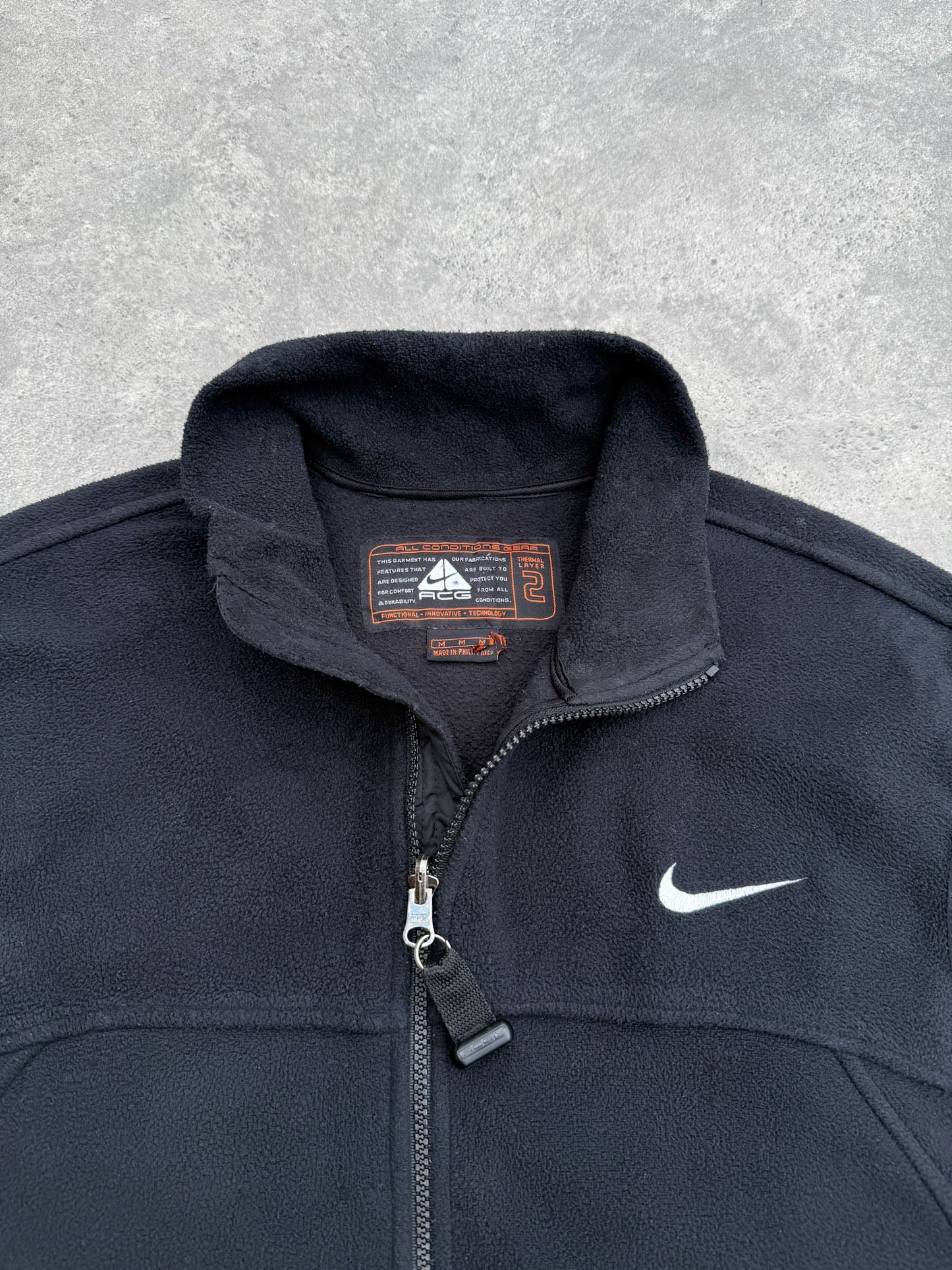 nike acg 1990s technical fleece vest jacket (m) | Default Title, Multicoloured
