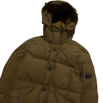 CP Company 50 Fili Brown Down Jacket - Known Source