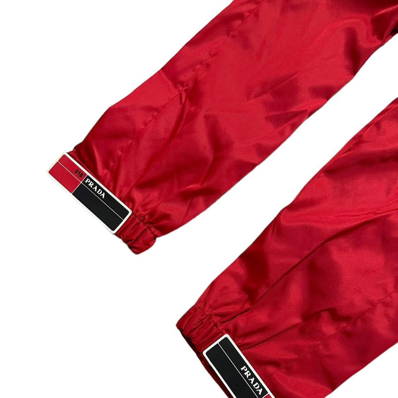 Prada Red Nylon Bottoms