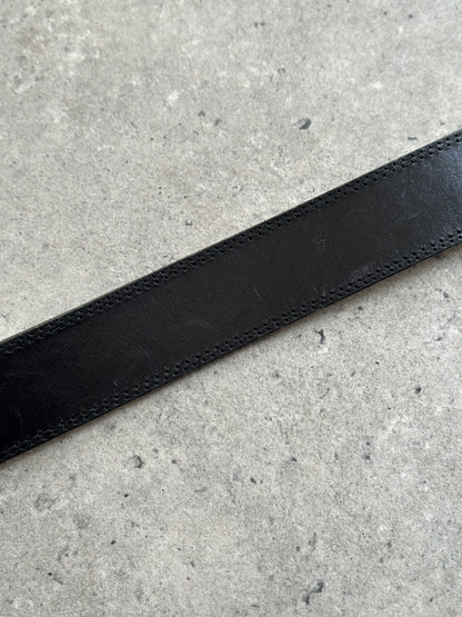 Italian Vintage Western Leather Belt - W28-34