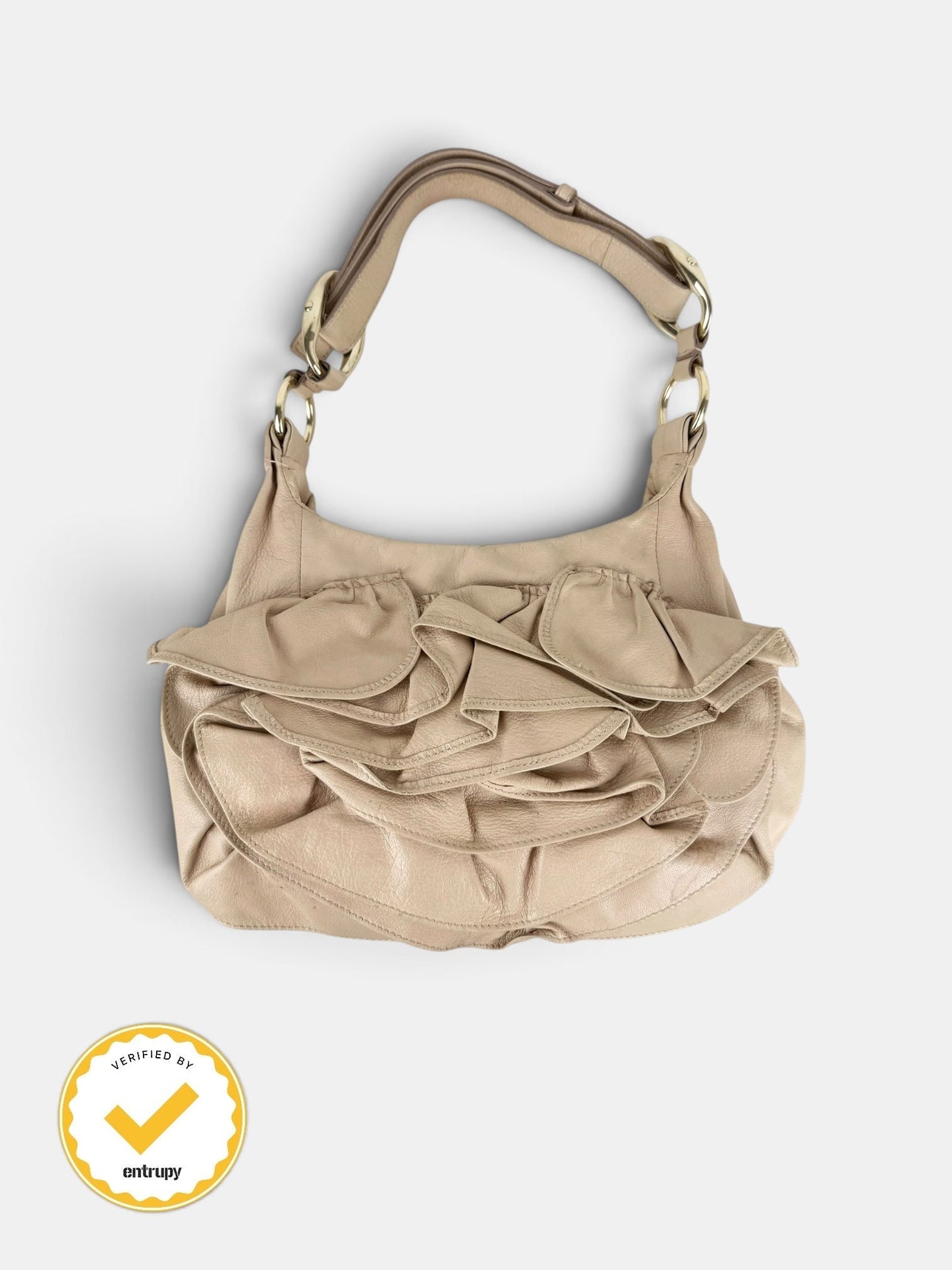 2003 Yves Saint Laurent YSL Rive Gauche Nadja Handbag | O/S, Beige