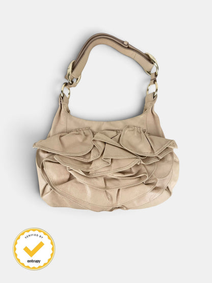 2003 Yves Saint Laurent YSL Rive Gauche Nadja Handbag | O/S, Beige