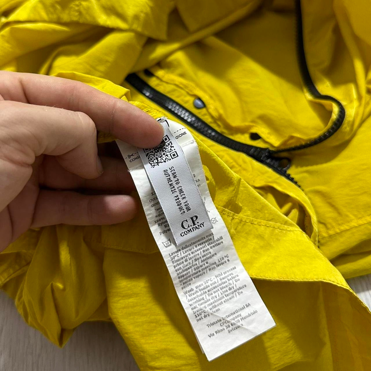 CP Company Chrome-R Yellow Overshirt