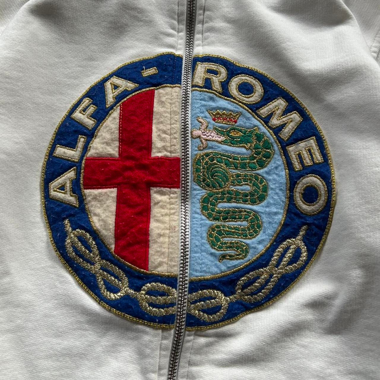 Hydrogen x Alfa Romeo Sweater | Medium, White