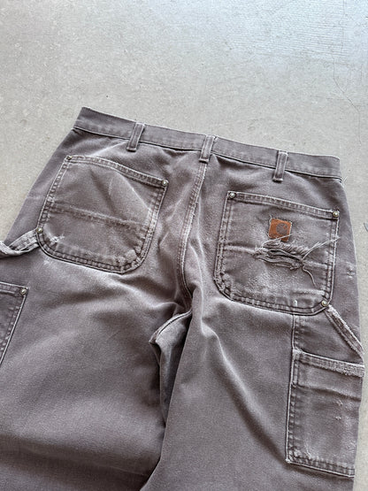 Carhartt Thrashed Double Knee Pants - 34 x 32 | W33, Red