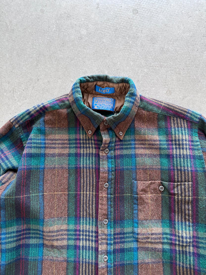1980's Lobo by Pendleton Shirt - L | Medium, Red
