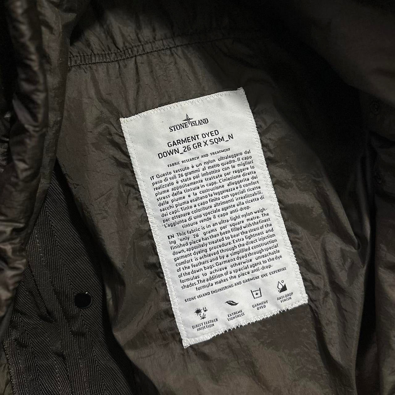 Stone Island Garment Dyed Down Jacket