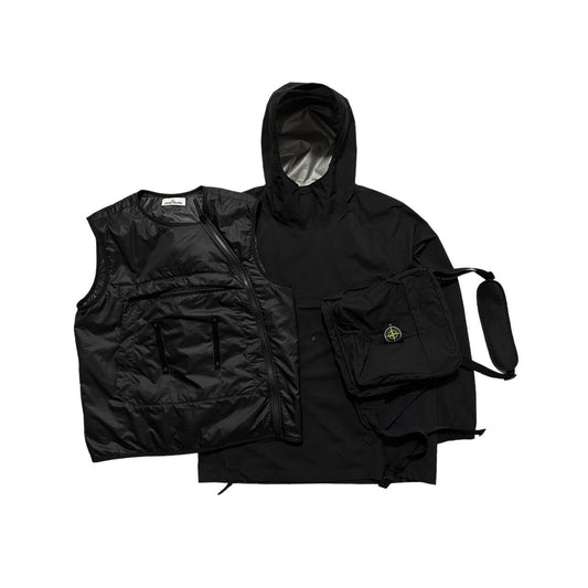 Stone Island 3 in 1 Goretex Technology, Jacket, Vest & Bag