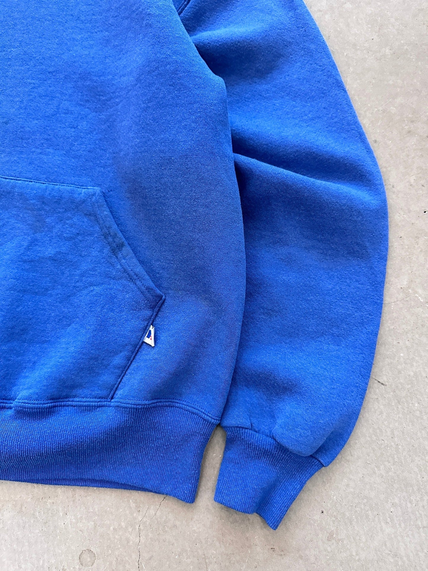 1990's Russell Athletic Blank Hoodie - L | Large, Red