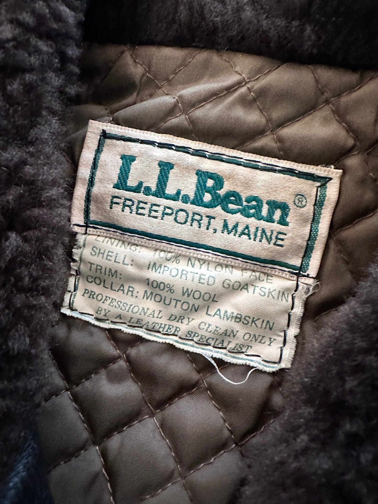 1980’s LL Bean Leather Flight Jacket - L | Large, Red