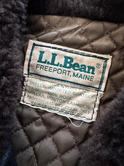 1980’s LL Bean Leather Flight Jacket - L | Large, Red