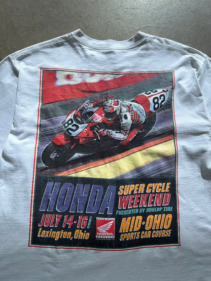 2000 Honda Super Cycle Weekend T-Shirt - L | Large, Red
