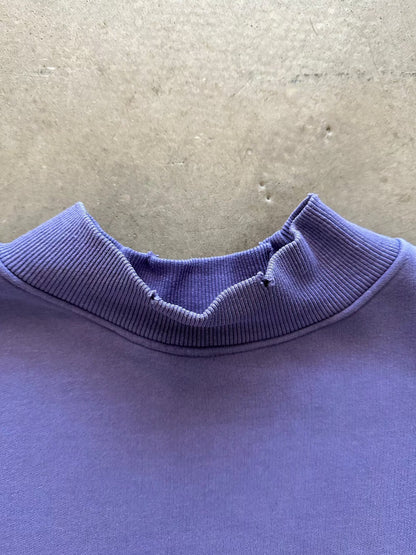 1990's Mock Neck Heavyweight Sweat - XL | X-Large, Red