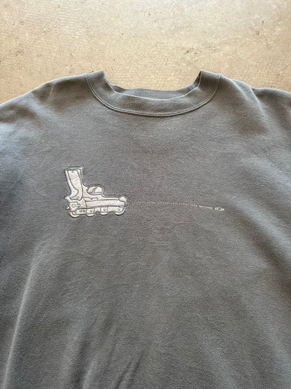 1990's Salomon Street Team Sweat - L | Large, Red