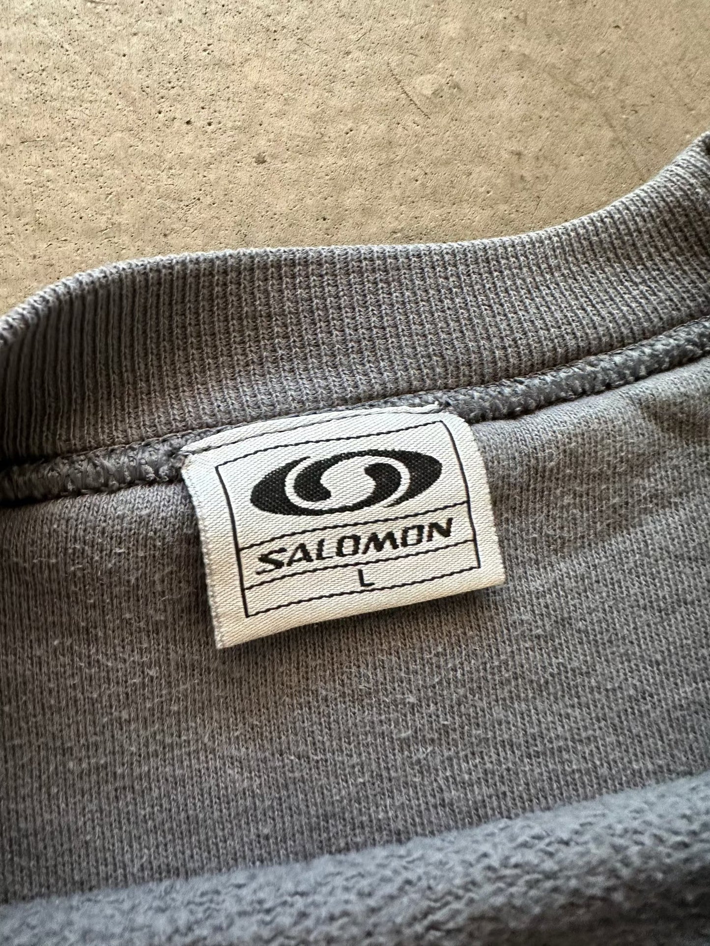 1990's Salomon Street Team Sweat - L | Large, Red