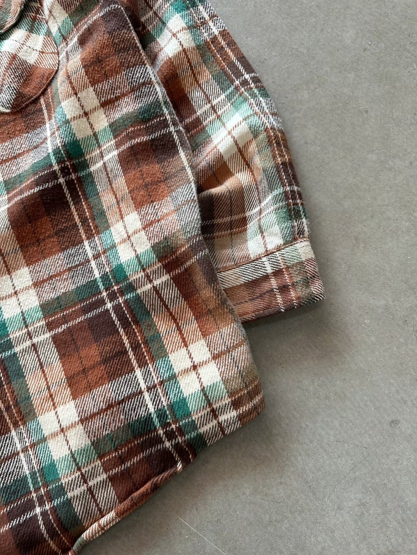 1980's Osh Kosh B'Gosh Flannel Shirt - XL | X-Large, Red