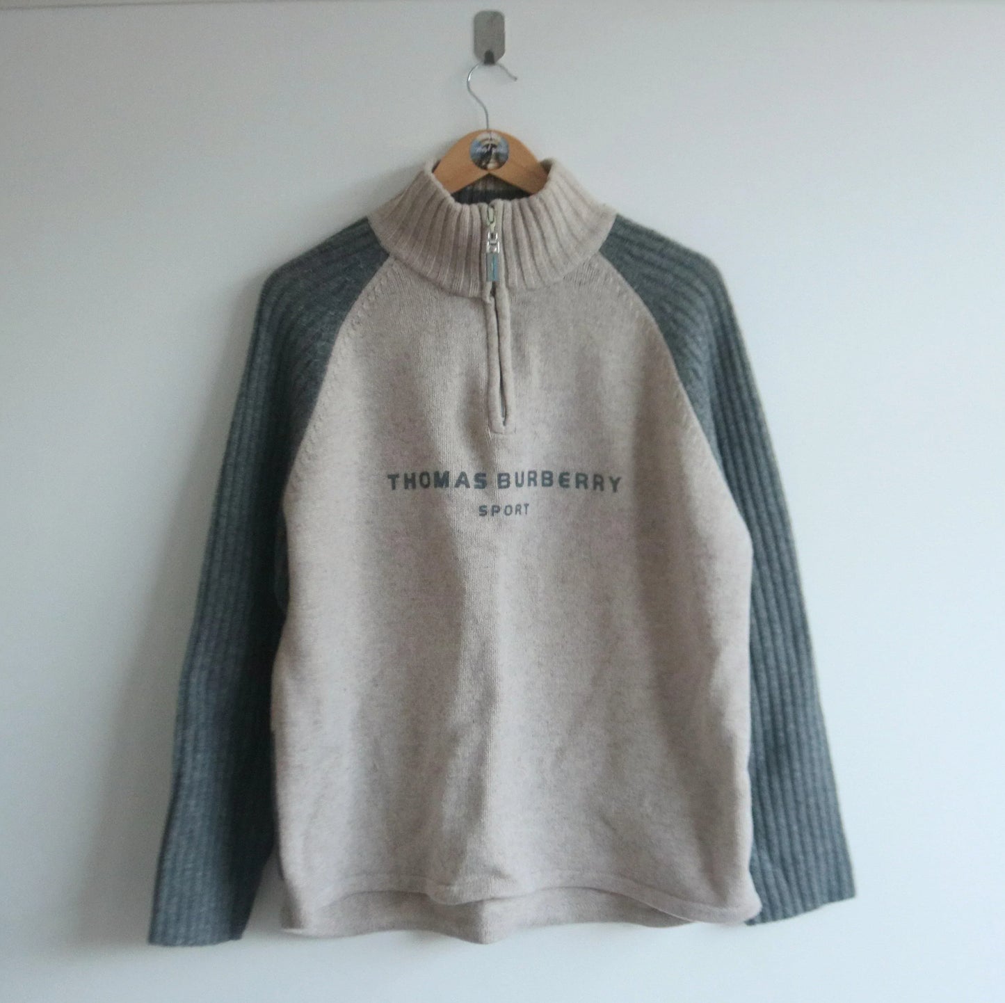 Vintage Thomas Burberry Quarter Zip (L)  (L)