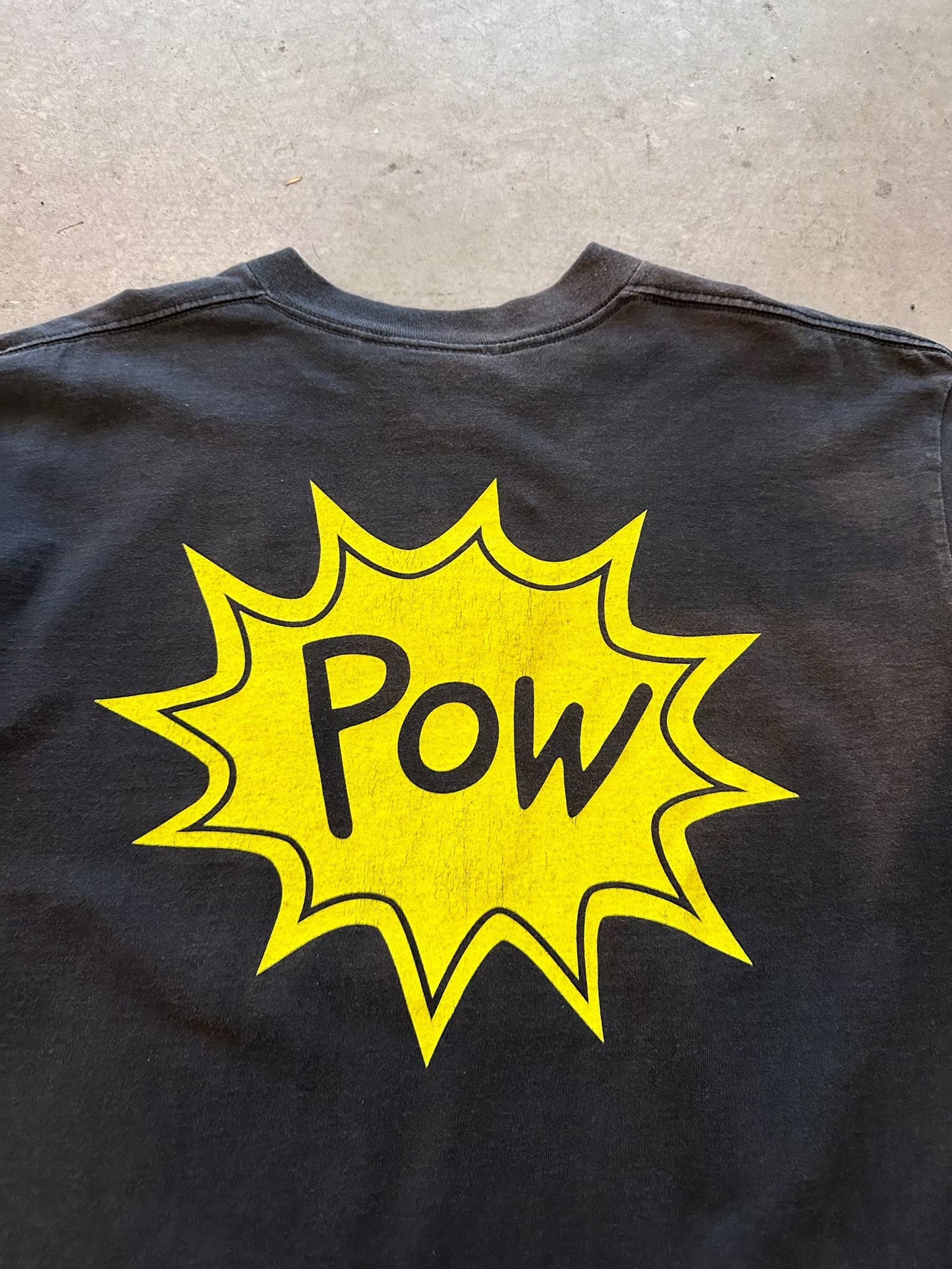 1995 DC Comics Wham Pow T-Shirt - L | Large, Red
