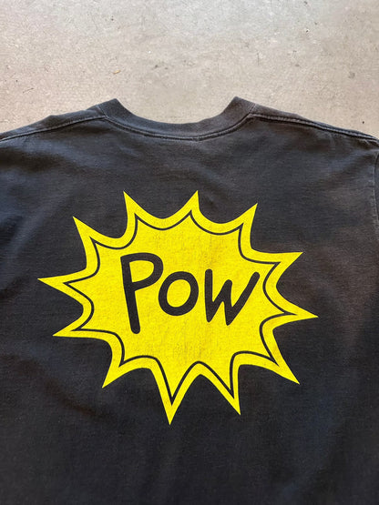 1995 DC Comics Wham Pow T-Shirt - L | Large, Red