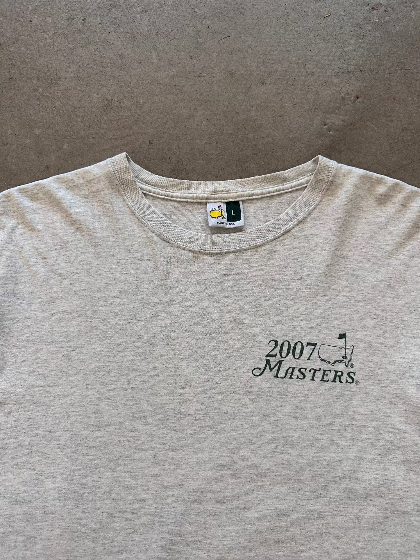2007 Golf Masters T-Shirt - L | Large, Red