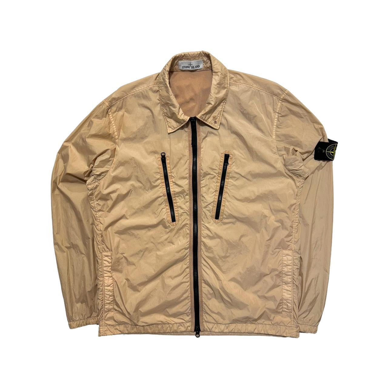 Stone Island Zip Up Nylon Overshirt